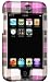 NEW Burbbery Checkbox Checkered Hot Pink with Brown Snap-On Cover Case Cell Phone Protector for Apple Ipod Touch II 2nd Generation