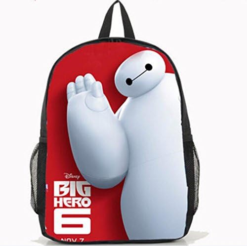 Speaking Life Hiro Hamada Backpack BIG Hero Anime Pu Student Shoulder Bag for Schoolbag,black (6)