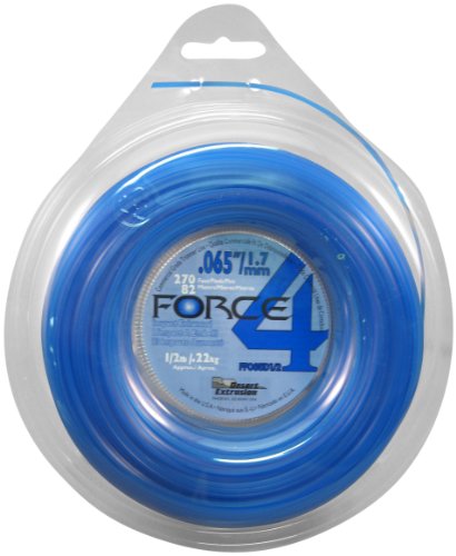 Force 4 .065-Inch-by-250-Foot Spool Mid-Range Commercial Grade Round 1/2-Pound Grass Trimmer Line, Blue #FF065D1/2-12