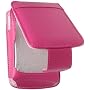 High Quality Pink Flip Leather Case with Belt Clip for Blackberry Curve 8300 Series