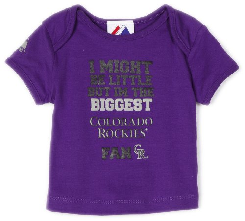 MLB Infant/Toddler Boys' Colorado Rockies Biggest Fan Tee (Purple, 24 Months)