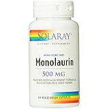 Solaray Monolaurin Supplement,500 mg, 60 Count