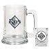 Tampa Bay Rays Primary Logo Boilermaker Set