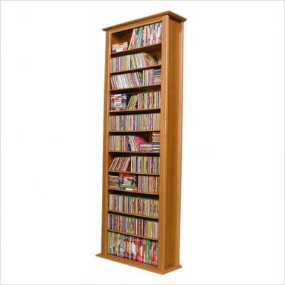 Media Storage Capacity Tower-Tall Single in White by Venture Horizon Image Media Storage Capacity Tower-Tall Single in White by Venture Horizon
