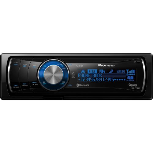 Pioneer Deh-P7100Bt Cd Receiver With Full Motion Oel Display, Bluetooth & Usb Direct Control Of Ipod