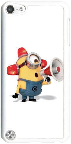 Despicable Me Minions Apple iPod Touch iTouch 5th Generation Hard Plastic Black or White cases (White)