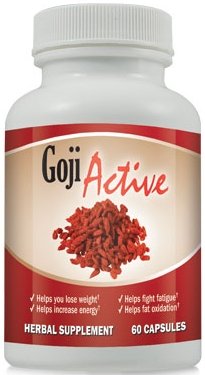 Goji Active - Goji Berry Weight Loss Health Supplement ~ 6 Bottles