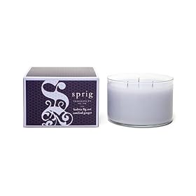 SPRIG Fragrances 3 Wick Candle - Kadota Fig and Candied Ginger