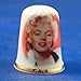 Porcelain China Collectable Thimble - Marilyn Monroe - Free Gift Box
