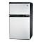 Igloo Stainless Steel 2-Door Fridge - 3.2 cu. ft.