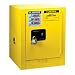 Justrite Sure-Grip EX Safety Cabinet for Flammable Liquids, 1 Manual Door, Steel, Yellow