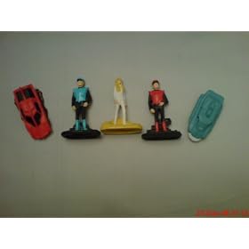 Captain Scarlet Plastic Figures x 5