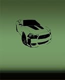 Wall Vinyl Sticker Decal Art Mural Dodge Charger Srt8 Super Bee Car A717