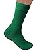 Rambutan Men's Space Collection Rayon made from Bamboo Seamless Dress Socks US 8.5-12.5 Multi Color (Green)
