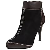 Claudia Ciuti Womens Veroni Suede Ankle Bootie