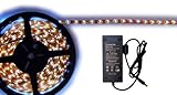 IMAGE OF LED 3528 Small Series Light Strip with Waterproof Epoxy Resin - 12 Volt 300 LEDs Kit (Cool White) (2.5