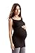 Everyday Maternity Belly Support Tanktop (X-Large, Deepest Black)