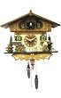 German Cuckoo Clock - Wood Chopper and Water Wheel German Cuckoo Clock - Wood Chopper and Water Wheel
