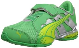 PUMA Voltaic 3 V Kids Running Shoe (Toddler/Little Kid/Big Kid),Island Green/Lime Punch/Island Green,10.5 M US Little Kid