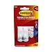 Command Small Hooks, White, 2-Hook