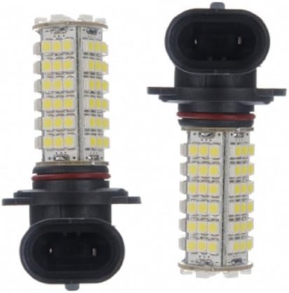 SODIAL(R) 2 X Car HB3 9005 3528 102 SMD LED HID White Headlight Fog Bulb Light Lamp 12V DC