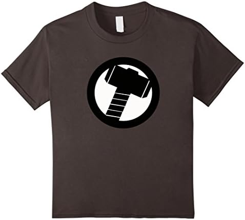 Kids Thor Hammer T Shirt Mjolnir Thor's Hammer Norse Mythology 12 Asphalt