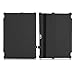 MoKo Microsoft Surface 3 Case - Slim-Fit Multi-angle Folio Cover Case for Surface 3 10.8 inch 2015 Version Windows 8.1 Tablet, BLACK