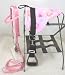 Sporting Goods : Pony Bareback Pad Set - Pink Hearts