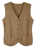 Heathered Cotton/Cashmere Sweater Vest