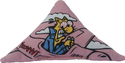 Detail image Yeowww Triangle Refills Catnip Toy, Pink