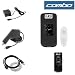 Solid Black Rubberized Snap On Crystal Case with Clip + Rapid Car Charger + Home Travel Charger + Clear Durable Reusable LCD Screen Protector + USB Data Cable for T-Mobile RIM BlackBerry Pearl Flip 8220 Smartphone