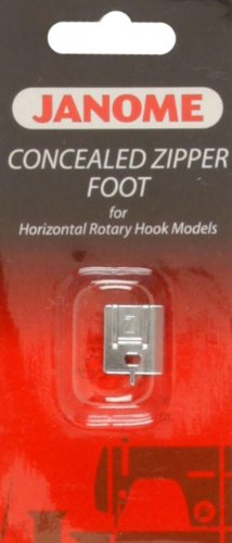 Janome Concealed Zipper Foot By The Each