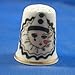 Porcelain China Thimble -- Pierrot Clown