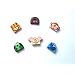 Deluxe Animal Key Caps(Covers ) 6/pk [Elephant, Monkey, Fish , Lion,Turtle and Bear] Ideal for Kids keyring