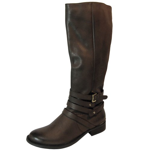 Steve Madden Womenâs Albany Boot,Brown Leather,9 M US - Christmas ...