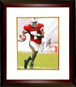 Chris Gamble signed Ohio State Buckeyes 8x10 Photo Custom Framed