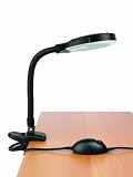 Lite Source LSM-195BLK Baby MagnifyLite ClipOn Desk Lamp