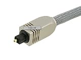 12 ft Premium S/PDIF Digital Toslink Optical Audio Cable w/ Protective Jacket TT-80C-12