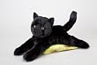 Tug Black Cat Plush Toy 14"