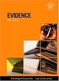 Evidence Lawcards (Law Cards)