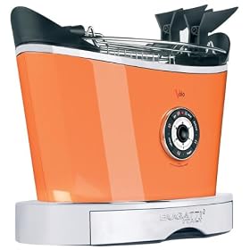 Bugatti VOLO - 2 Slice Electronic Toaster Orange