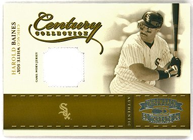 Harold Baines 2004 Donruss Throwback Threads Century Collection Jersey Serial #126/250