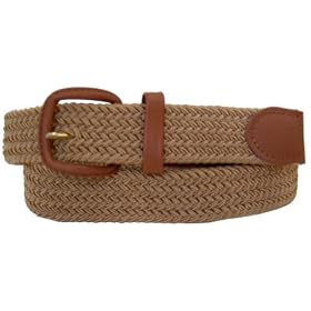 Big Men's Fabric Elastic Stretch Belt, 1-1/4