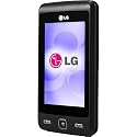 LG KP501 Orange Pre-Pay Mobile Phone including &pound;10 Airtime - Black