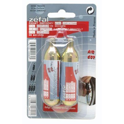 Zefal CO2 KARTUSCHE 2ER EZ TWIST 16G, 2 x 16 Gramm