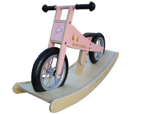 BambinoBike girl push bikes Children with rocker pink