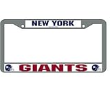 New York Giants Chrome License Plate Frame