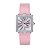 Pierre Cardin Women's Time Couture Collection L'Amour Pink Jeweled Strap Watch #PC67832.103011
