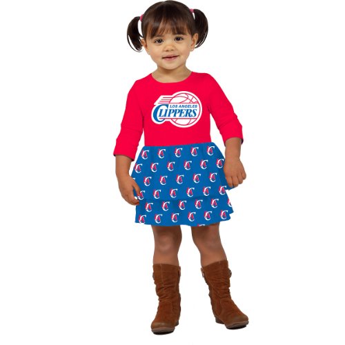 Klutch Los Angeles Clippers Toddler Girls Layered Dream Dress