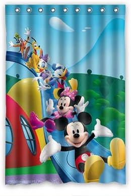 VIASHOW Custom Minnie Mouse Mickey Mouse Disney Blackout Window Curtains/drape/panels/treatment 52"x108"(one piece)
